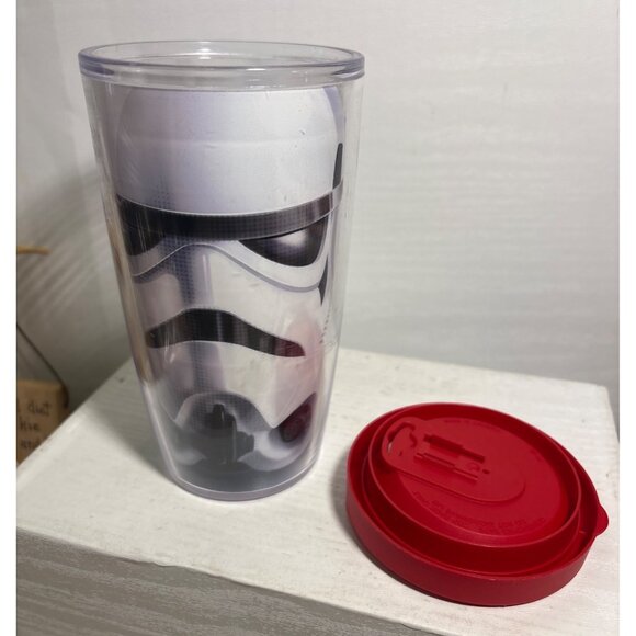 Star Wars Stormtrooper Tervis Tumbler With Red Lid 16 Oz - Picture 6 of 6